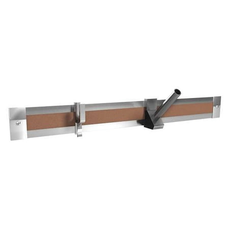 Display Rail, Cork, 72 in. W x 2 in. H - MRH6-1
