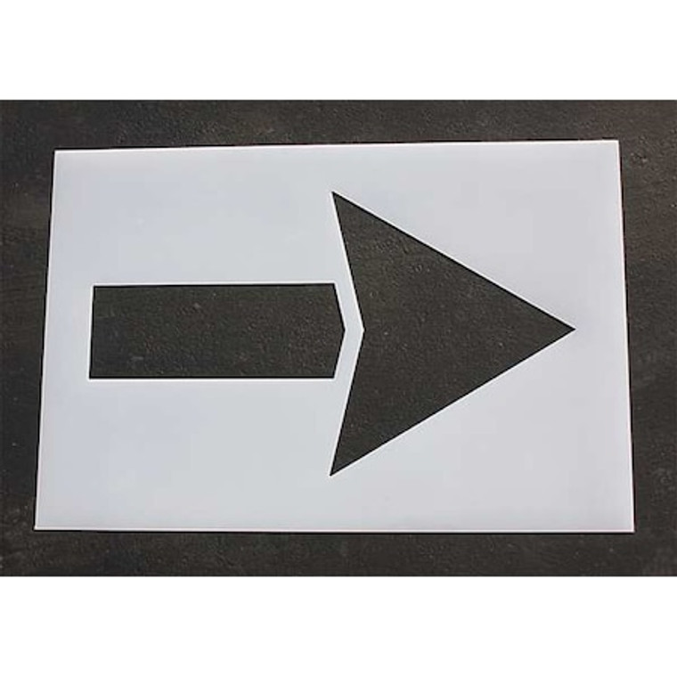 Pavement Stencil, 60 in, Strght Arrow, 1/8 - STL-108-4060