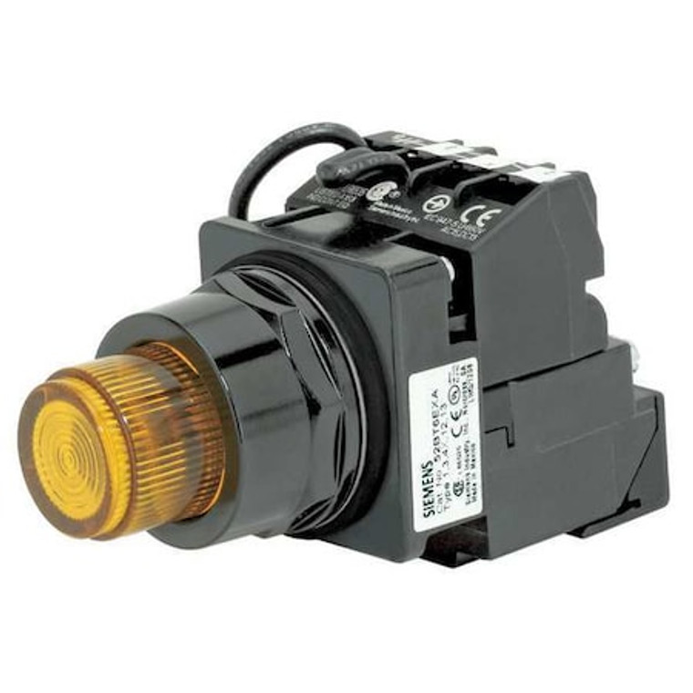 Illuminated Push Button, 30 mm, 1NO/1NC, Amber - US2:52BT6G9AB
