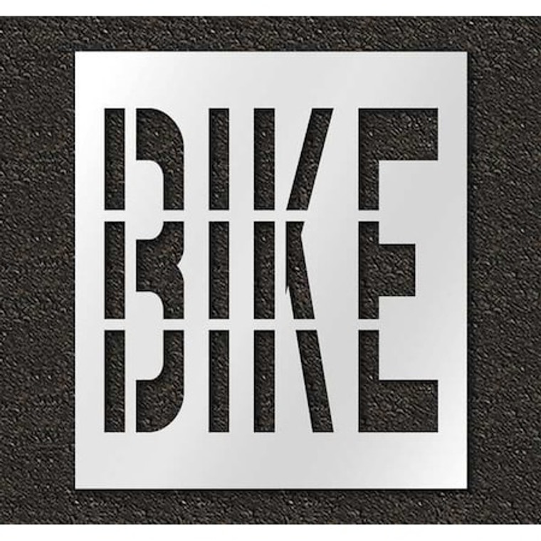 Pavement Stencil, Bike, 36 in - STL-116-73617