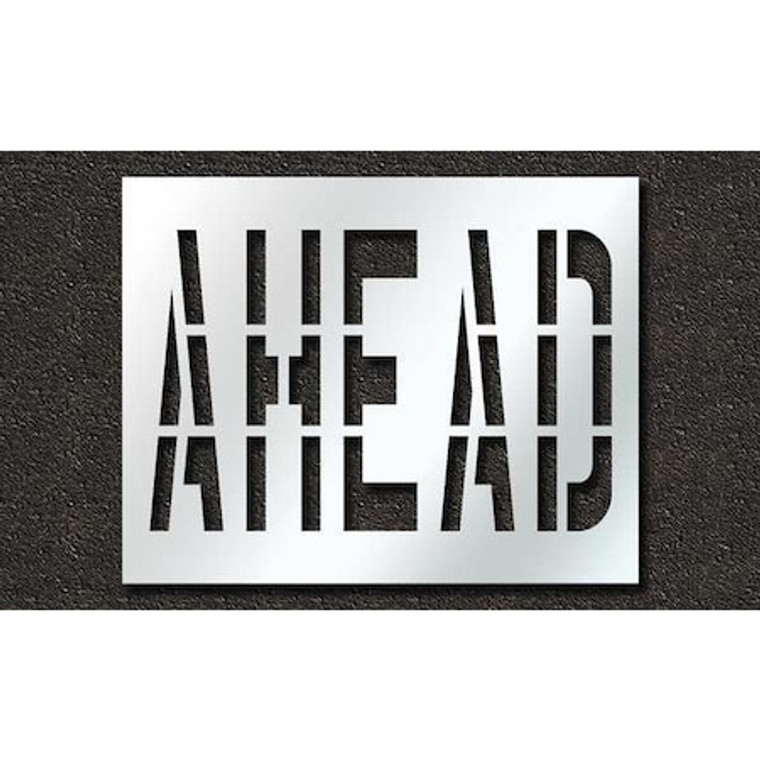 Pavement Stencil, Ahead, 36 in - STL-116-73628