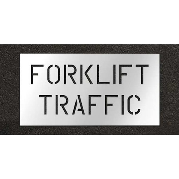 Stencil, Fork Lift Traffic Area, 15 in - STL-116-10602