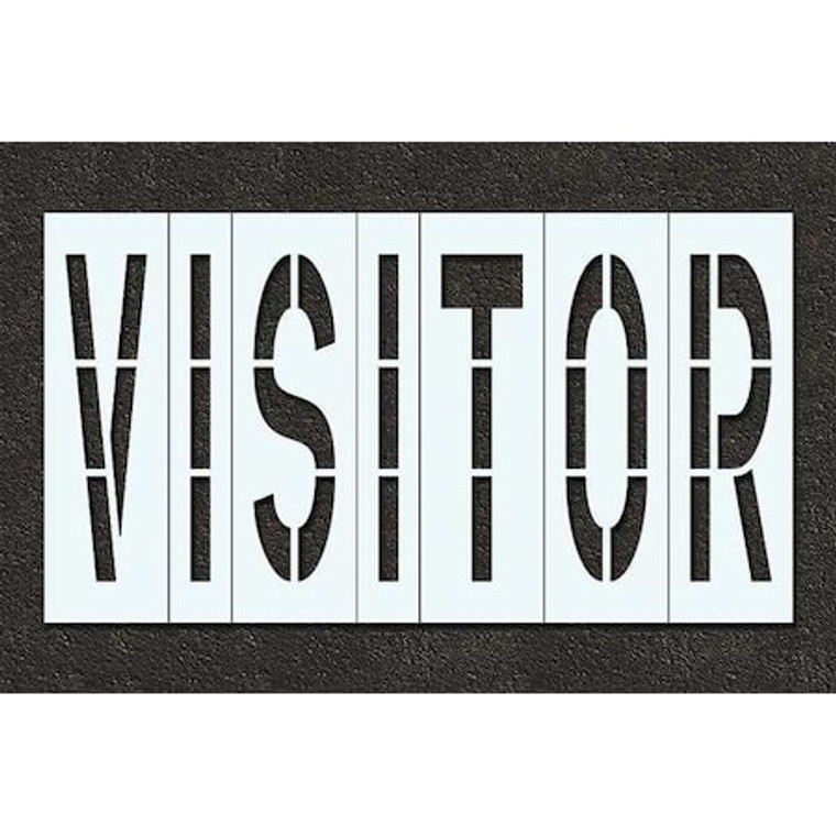 Pavement Stencil, Visitor, 48 in - STL-116-74834