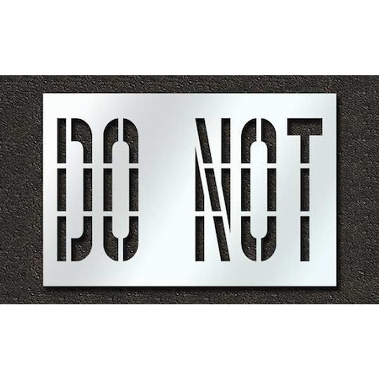 Pavement Stencil, Do Not, 36 in - STL-116-73635