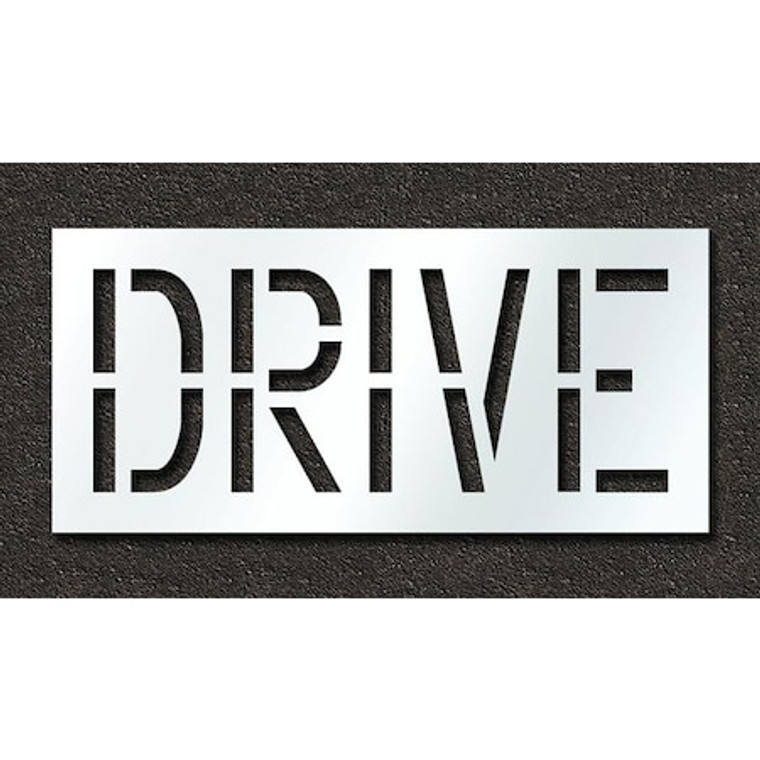 Pavement Stencil, Drive, 18 in - STL-116-71807