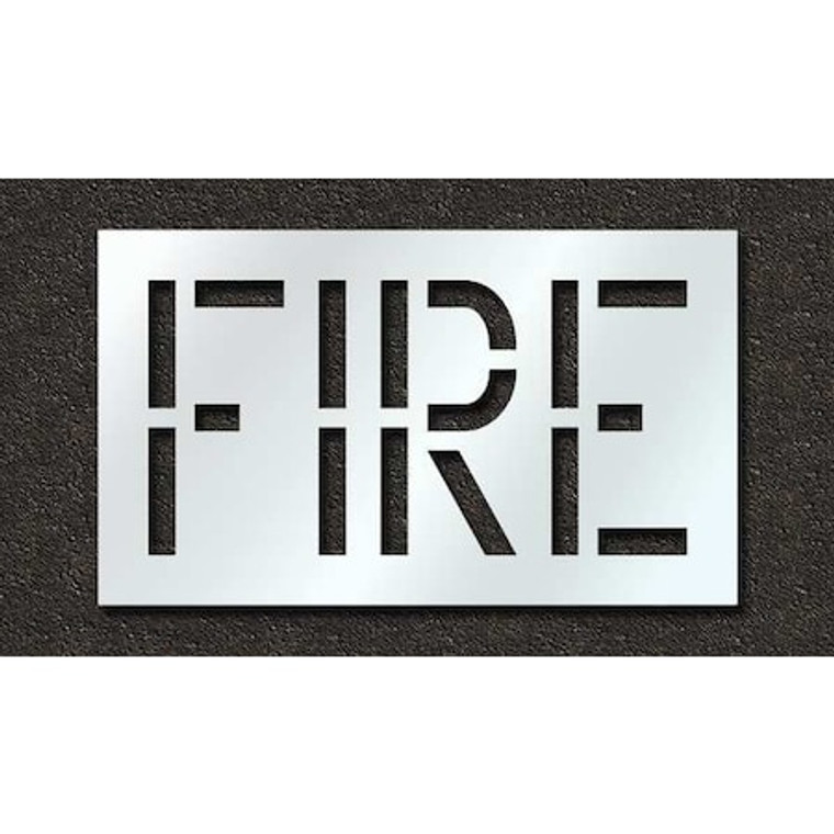 Pavement Stencil, Fire, 18 in - STL-116-71801