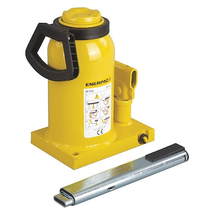 GBJ020A, 22 Ton, 5.91 in Stroke, Hydraulic Industrial Bottle Jack - GBJ020A