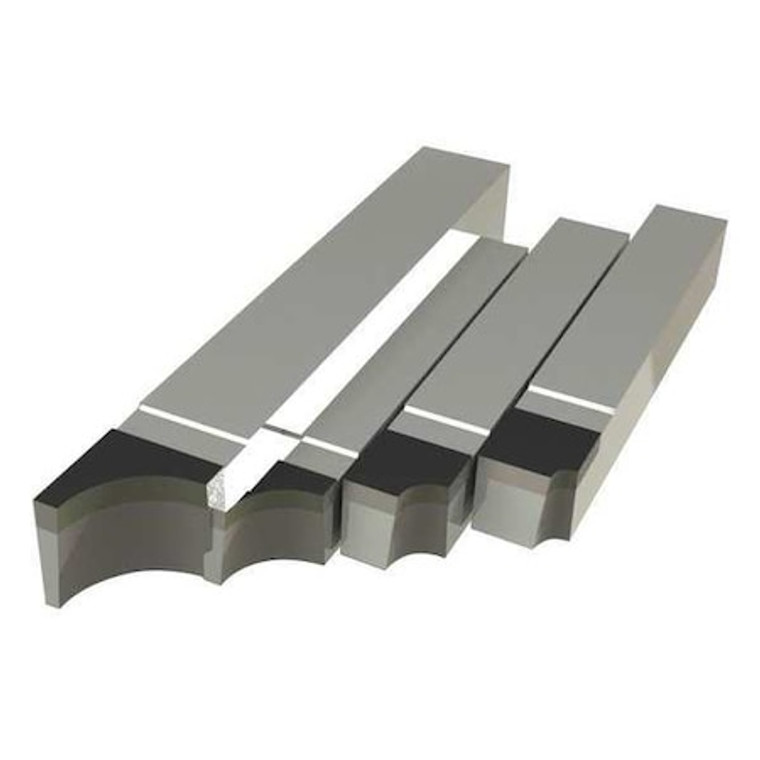 Tool Bit Set, RAD, 1/16, 1/8, 1/4, 3/8, 4 Pc - RAD-21