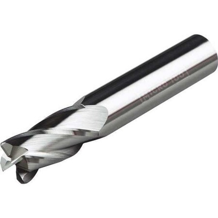 Carbide End Mill, Dia 12mm, Cut L 30mm - AECM-1215-4X