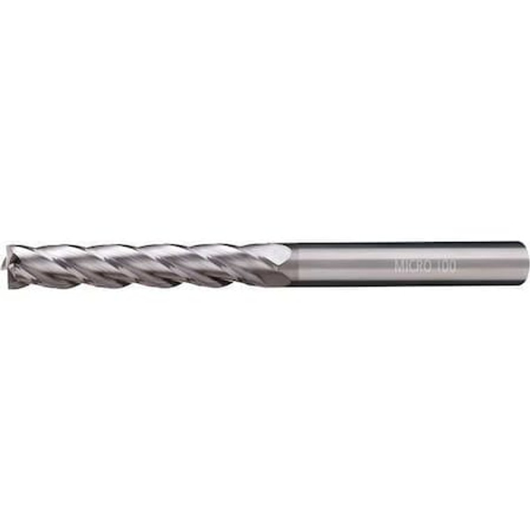 Carbide End Mill, Dia 12mm, Cut L 55mm - AELM-120-4