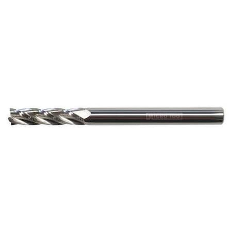 Carb End Mill, 1 In, 4FL, CC, Uncoated - GEM-001-4