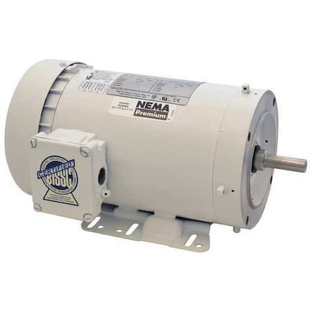 Washdown Motor, TEFC, 2 HP, 3450 rpm, 56HC - 48ZJ92