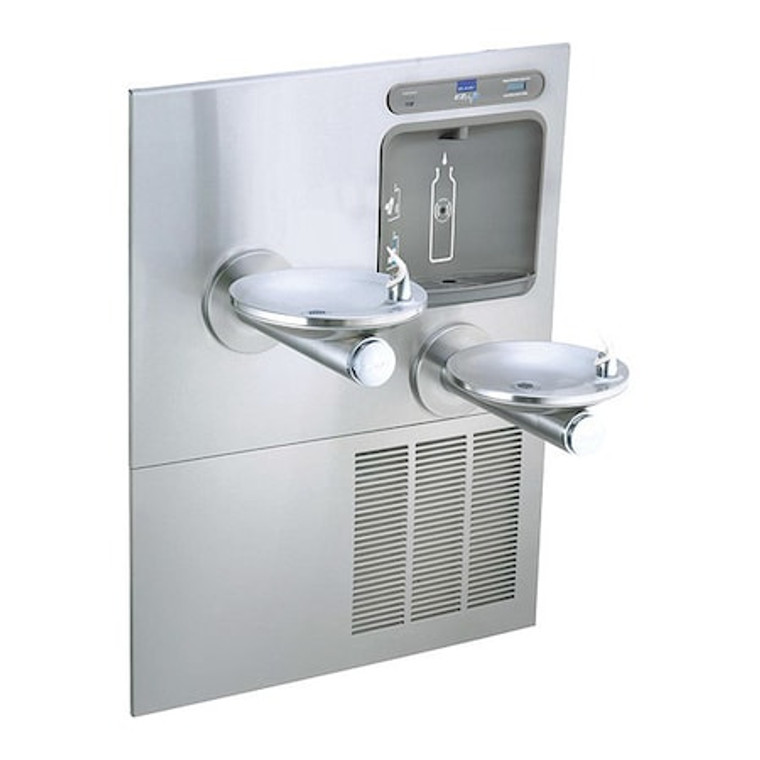 Indoor, Wall Mount (Inwall Frame/Plate) Mount, Bottle Fill Station, Rfrigeratd, Filtrd, SS - LZWS-LRPBM28K