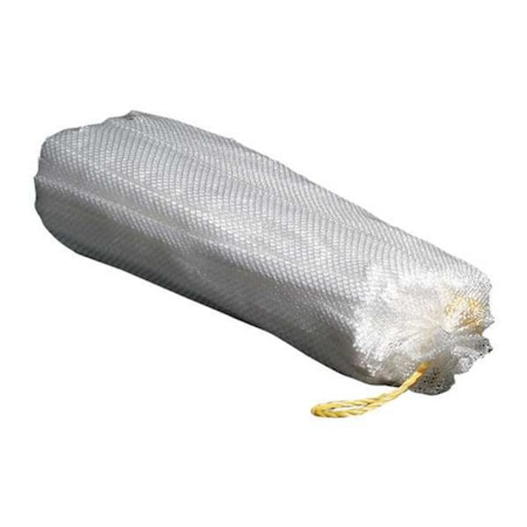 Sorbents, 10 gal, 5 in x 18 in, Oil, White, Polypropylene - SKM411