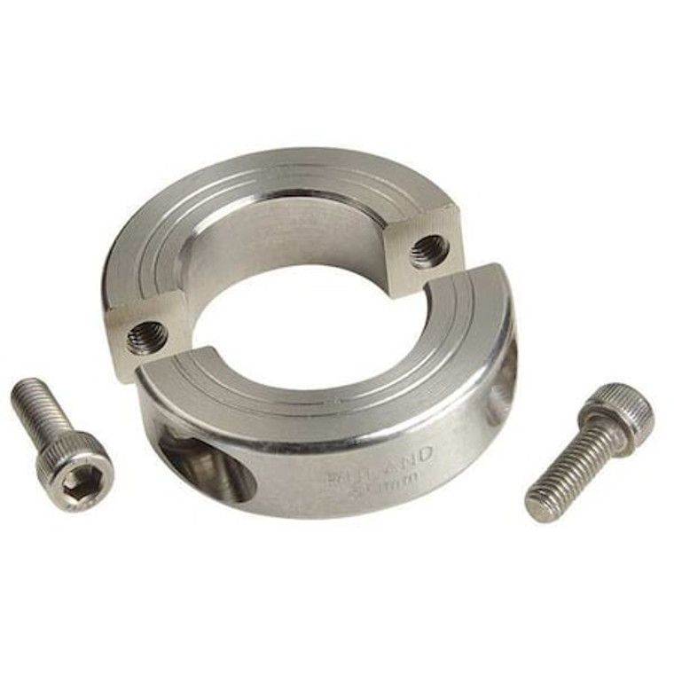 Shaft Collar, Clamp, 2Pc, 30mm, 316 SS - MSP-30-ST