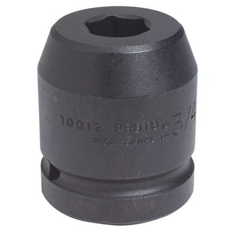 1 in Drive Impact Socket 2 1/4 in Size, Standard Socket, black oxide - J10036T