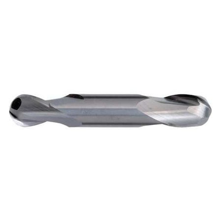 2-Flute Carbide Ball Nose GP End Mill Cleveland CEM-DE-2B Bright 5/16"x3/8"x3/4"x3-1/2" - C60213