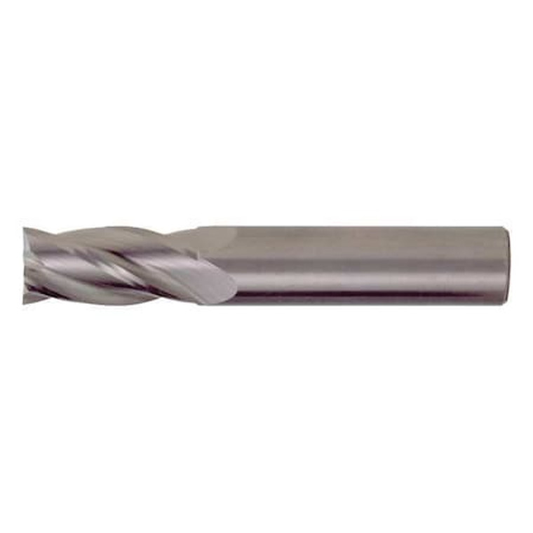4-Flute Carbide Crn Rad Single End GP End Mill Cleveland CEM-SE-4 Bright 3/4x3/4x1-1/2x4x0.09CR - C61917