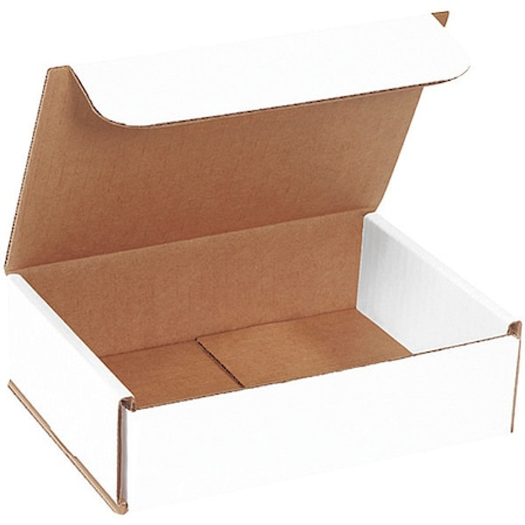 Corrugated Mailers, 7" x 6" x 2", White, 50/Bundle - M762
