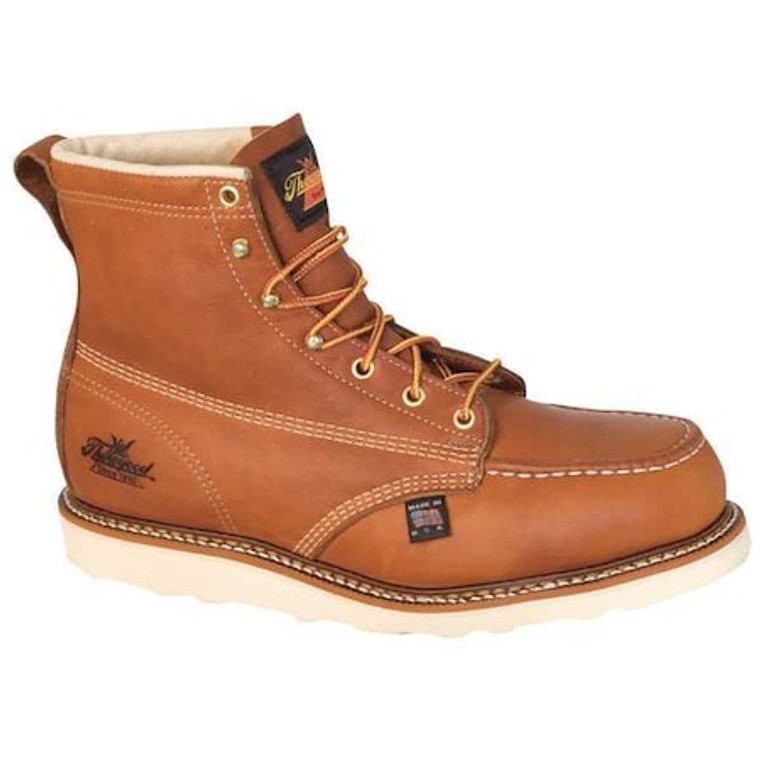 Size 10 Men's 6 in Work Boot Steel Work Boot, Brown - 804-4200 10EE
