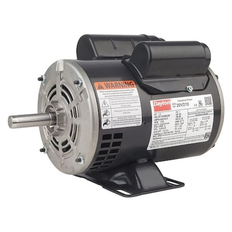 Capacitor-Start/Run General Purpose Motor, 1 hp HP, 115/208-230V AC Voltage, 56 Frame - 31TT03