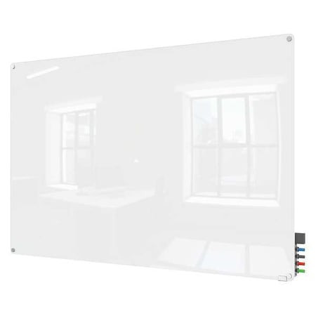 36"x48" Glass Dry Erase Board, Gloss, White - HMYRN34WH
