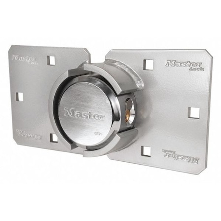 Hasp Padlock, Silver, w/ (2) Keys - 770LHCKA