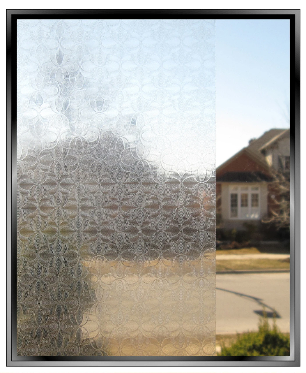 Window Film Ribbed Ribbons DIY Decorative Privacy Window Film