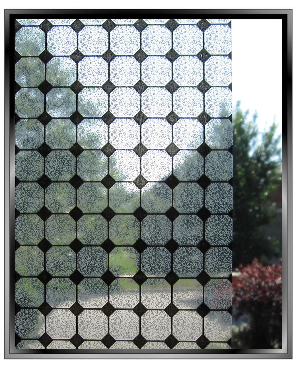 Transparent Tiles DIY Decorative Light Duty Window Film