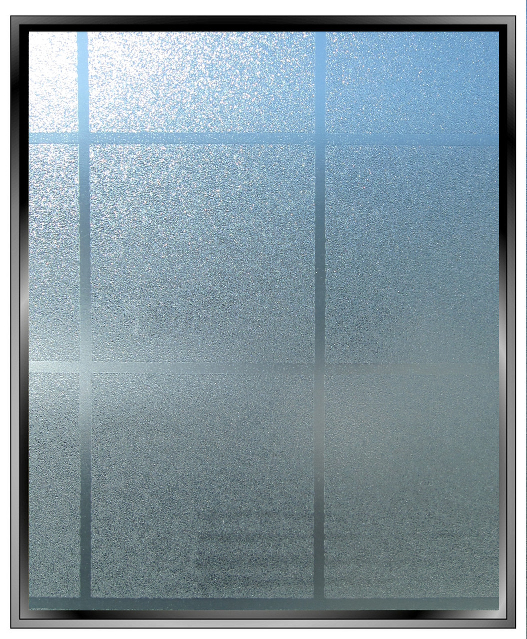 3 Inch Matte Frost Squares DIY Decorative Privacy Window Film