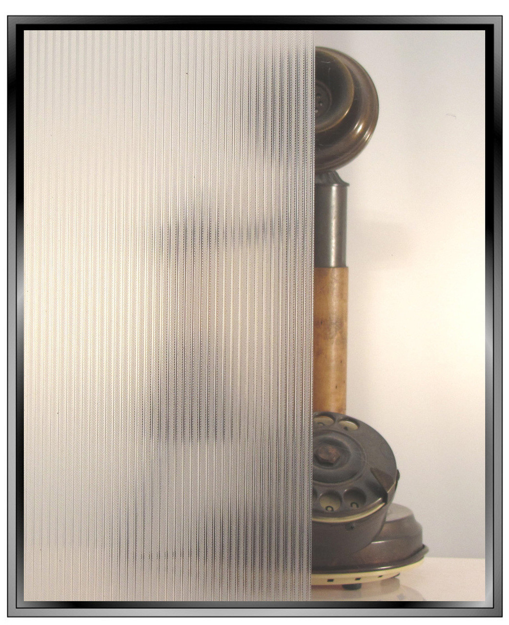 Privacy Ribbed Glass Ribbed Glass DIY Static Cling Decorative Privacy Window Film