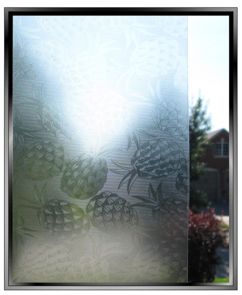 Pineapple - DIY Decorative Light Duty Window Film