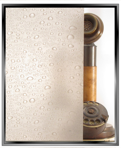 dp Droplets Matte - DIY Privacy Window Film - 2 Film Combination