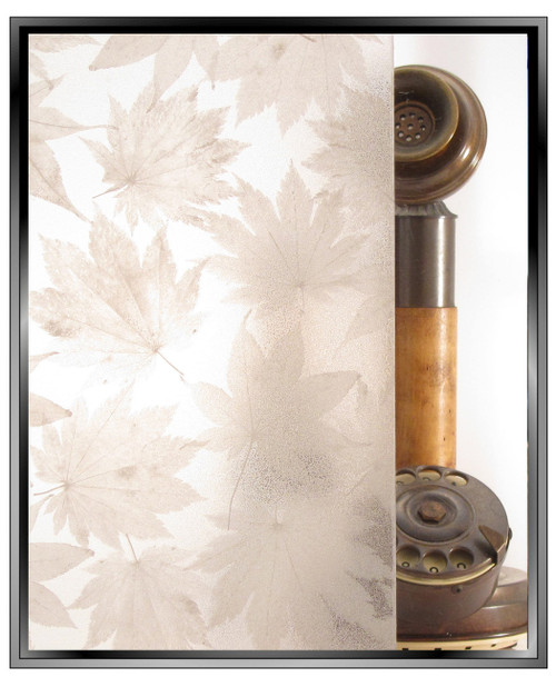 dp Maple Leaf Matte - DIY Privacy Window Film - 2 Film Combination