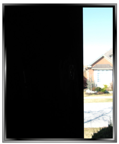 Blackout total privacy opaque black window film