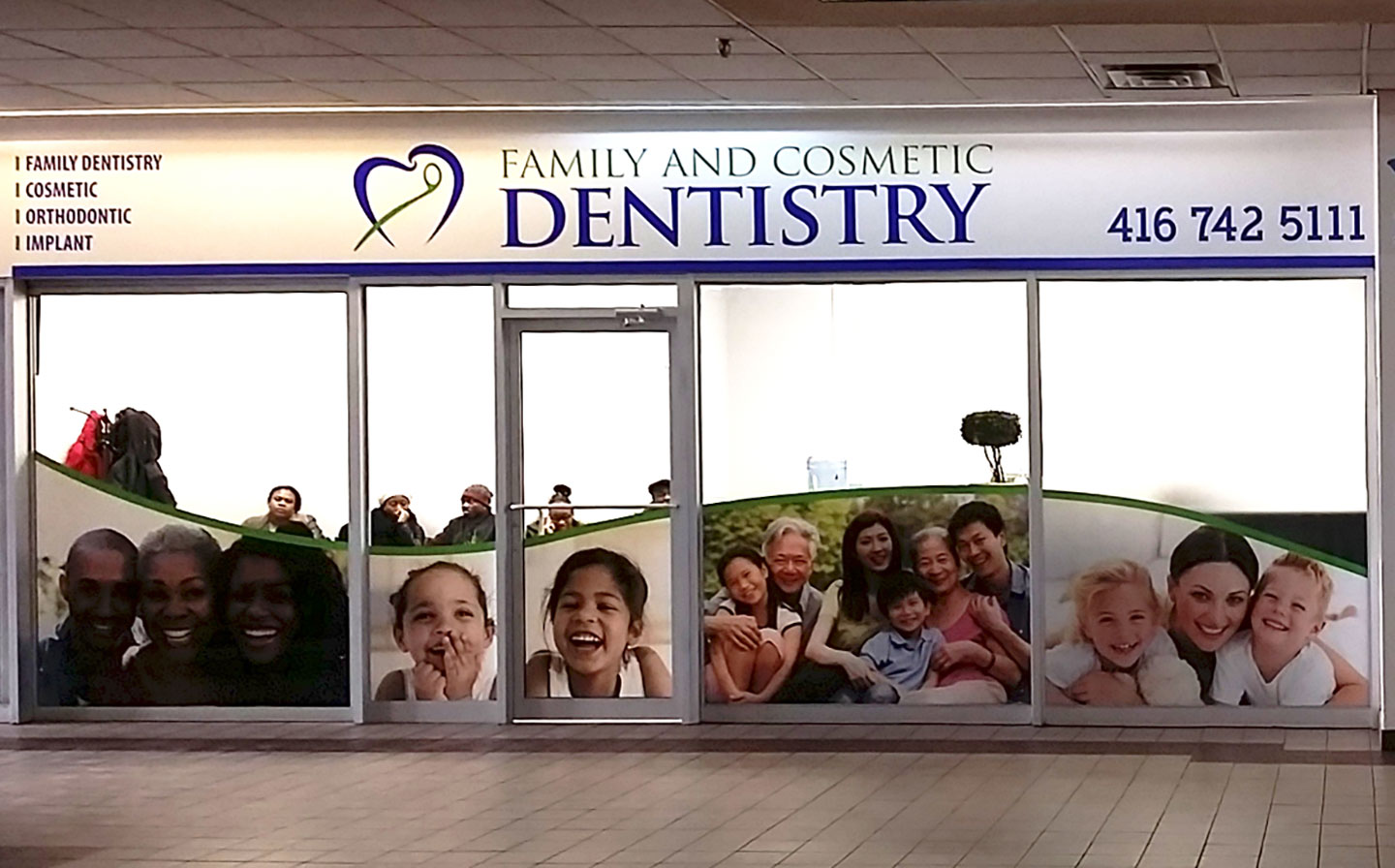 dentist mall entrance