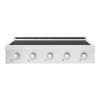 ZLINE 36-Inch Paramount Induction Rangetop with 5 Element Cooktop in Stainless Steel (SINRT36)