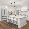 ZLINE 5-Piece Appliance Package - 30-Inch Legacy Autograph Dual Fuel Range, Wall Mount Range Hood, 36-Inch French Door Refrigerator, Dishwasher, and 30-Inch Microwave Drawer in Stainless Steel with Matte Black Accents