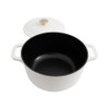 ZLINE 5-Piece Enameled Cast Iron Cookware Set in White Matte (CWSETS-WM-5)