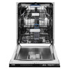 ZLINE 5-Piece Appliance Package - 30-Inch Legacy Dual Fuel Range, Wall Mount Range Hood, 36-Inch French Door Refrigerator, Dishwasher, and 30-Inch Microwave Drawer in Black Stainless Steel with Champagne Bronze Accents