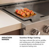 ZLINE 5-Piece Appliance Package - 30-Inch Paramount Induction Range, Wall Mount Range Hood, 36-Inch French Door Refrigerator, Dishwasher, and 24-Inch Microwave Drawer in Stainless Steel