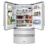 ZLINE 5-Piece Appliance Package - 48-Inch Classic Gas Range, Wall Mount Range Hood, 36-Inch French Door Refrigerator, Dishwasher, and 30-Inch Microwave Drawer in Stainless Steel