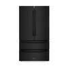 ZLINE 5-Piece Appliance Package - 30-Inch Legacy Dual Fuel Range, Wall Mount Range Hood, 36-Inch French Door Refrigerator, Dishwasher, and 24-Inch Microwave Drawer in Black Stainless Steel