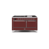 ILVE Majestic II Series 60 Inch Dual Fuel Freestanding Range Gas/Propane (UM15FDQNS3)