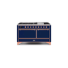 ILVE Majestic II Series 60 Inch Dual Fuel Freestanding Range Gas/Propane (UM15FDQNS3)
