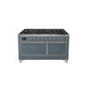 ILVE Majestic II Series 60 Inch Dual Fuel Freestanding Range Gas/Propane (UM15FDQNS3)