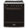 ILVE 30" Majestic II Series Induction Range with 4 Elements 2.3 cu. ft. Total Oven Capacity TFT Oven Control Display (UMI30QNE3)