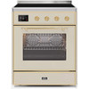 ILVE 30" Majestic II Series Freestanding Electric Single Oven Range with 4 Elements, Triple Glass Cool Door, Convection Oven, TFT Oven Control Display and Child Lock (UMI30NE3)
