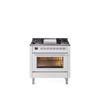 ILVE Professional Plus II 36-Inch Freestanding Dual Fuel Range with 6 Sealed Burner - UP36FWMP