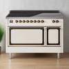 ILVE Nostalgie II Noblesse 48″ Induction Freestanding Range with Solid Door - UNI486QNMP